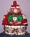 Christmas Diaper Cake